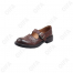 CC4419_D6-82260-2 Темно-коричневый 36-1,37-1,38-2,39-1,40-1 AVILA Туфли Повсед Mary Jane Нат.кожа, Кожподклад, Резина Лето жен