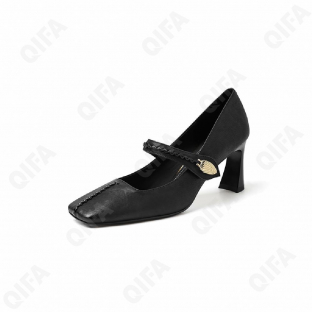 CC4419_D5-A6222-1 Чёр 36-1,37-1,38-2,39-1,40-1 AVILA Туфли Повсед Mary Jane Нат.кожа, Кожподклад, ТПР (TPR-Термопластичная резина) Лето жен