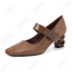 CC4419_D5-A6302-2 Темно-коричневый 36-1,37-1,38-2,39-1,40-1 AVILA Туфли Повсед Mary Jane Нат.кожа, Кожподклад, ТПР (TPR-Термопластичная резина) Лето ж