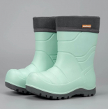 2-912-G06 Мятный, подошва серая МОНО 27/28-8 Nordman Flash Сапоги Повсед Веллингтон ЭВА, Чул.Флис, ПУ (100% ПУ) В/О жен