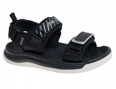 R508891707BK Чёр 32-1,33-1,34-2,35-1,36-1,37-2 Сказка Туфли Актив.отдых Сандалии Иск.мат, Кожподклад Лето жен