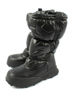 AL 12941 Чёр 33-1,34-1,35-1,36-1,37-1,38-1 Antilopa Сапоги Повсед Дутики Иск.мат, Нат.шерсть, полим.мат Зима жен