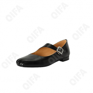 CC4419_D16-8348-1 Чёр 36-1,37-1,38-2,39-1,40-1 AVILA Туфли Повсед Mary Jane Нат.кожа, Кожподклад, ТПР (TPR-Термопластичная резина) Лето жен