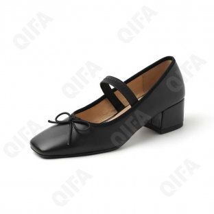 CC4419_D16-A020-1 Чёр 36-1,37-1,38-2,39-1,40-1 AVILA Туфли Повсед Mary Jane Нат.кожа, Кожподклад, ТПР (TPR-Термопластичная резина) Лето жен