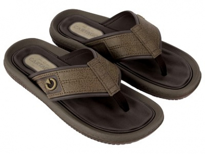 11020-AR309 Светло-коричневый 41-1,42-2,43-2,44-3,44/45-3,47-1 Zaxy Туфли Пляж Вьетнамки Иск.мат, Без подклада, ПВХ Лето Муж