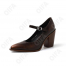 CC4419_D7-F5028-1-2 Темно-коричневый 36-1,37-1,38-2,39-1,40-1 AVILA Туфли Повсед Mary Jane Нат.кожа, Иск.кожа, ТПР (TPR-Термопластичная резина) Лето ж