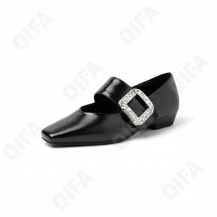CC4543_SY5316-1 Чёр AVILA Туфли Повсед Mary Jane Нат.кожа, Кожподклад, Резина Лето жен