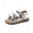 CC3651_W1677-C2 Сереб 31-4,32-4,33-4,34-4,35-4 DISPARO Туфли Повсед Сандалии Иск.мат, Кожподклад, Резина Лето жен