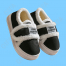 CC4670_040-1 Чёр 36~37-5,38~39-5,40~41-5 AVILA Туфли Дом Тапочки Текстиль, Текстиль, ПВХ (PVC-Поливинилхлорид) Лето жен