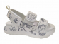 233-530A Бел 35-2,36-2,37-2,38-2,39-2 Indigo kids Туфли Повсед Сандалии Иск.мат, Текстиль, ПУ Лето жен