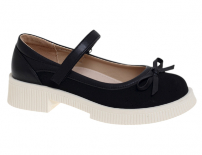 R597894818DA Чёр 32-1,33-2,34-1,35-1,36-2,37-1 Сказка Туфли Школа Mary Jane Иск.мат, Кожподклад Лето жен