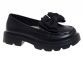 R600594801BK Чёр 32-1,33-1,34-2,35-1,36-1,37-2 Сказка Туфли Школа Лоферы Иск.мат, Кожподклад Лето жен