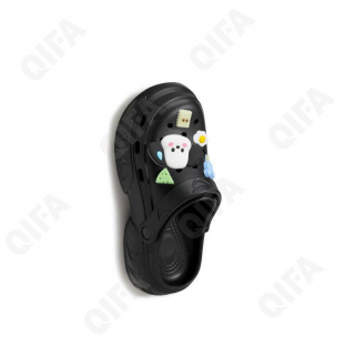 CC4706_1078-9 Чёр МОНО 39~40-40 AVILA Туфли Пляж Кроксы ЭВА, Без подклада, ЭВА (EVA-Этиленвинилацетат) Лето жен