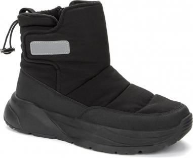 148575/03-01 Чёр 36-1,37-1,38-2,39-2,40-1,41-1 Grunberg Ботинки Повсед Дутики Иск.мат, Нат.шерсть, EPR облегченная резина Зима Муж