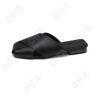 CC4522_1529-1 Чёр 35-1,36-1,37-1,38-1,39-2,40-2 AVILA Туфли Повсед Мюлес Иск.мат, Иск.кожа, Резина Лето жен