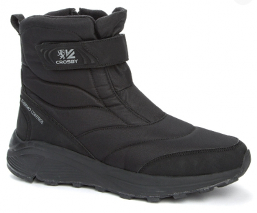 448227/05-01E Чёр Crosby Ботинки Повсед Дутики Иск.мат, Нат.шерсть, ЭВА(этиленвинилацетат)/резина Зима Муж