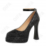 CC4419_DS8325-1 Чёр 36-1,37-1,38-2,39-1,40-1 POPOWOKE Туфли Празд Ankle Strap Иск.мат, Иск.кожа, Резина Лето жен