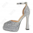 CC4419_DS9275-3 Сереб 36-1,37-1,38-2,39-1,40-1 POPOWOKE Туфли Празд Ankle Strap Иск.мат, Иск.кожа, Резина Лето жен