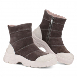 м 4-2129 Сер 33-2,34-2,35-2 Лель П/сапоги Повсед Веллингтон Нат.кожа, Нат.мех, ТЭП Зима жен