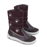 м 4-1278 Черника 33-2,34-2 Лель П/сапоги Повсед Веллингтон Нат.кожа, Нат.мех, ТЭП Зима жен