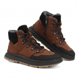 м 7-2260 Песочный 38-2,39-2,40-2 Лель Ботинки Повсед Оксфорд Нат.кожа, Нат.мех, ТЭП Зима Муж