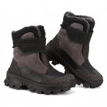 м 6-2248 Сер 33-2,34-2,35-2 Лель Ботинки Повсед Веллингтон Нат.кожа, Нат.мех, ТЭП Зима Муж