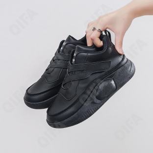 CC4818_JY-K8601-5-1 Чёр 36-2,37-2,38-2,39-3,40-3 C A i C A iLAi П/ботинки Повсед Дерби Иск.мат, Текстиль, Резина В/О жен