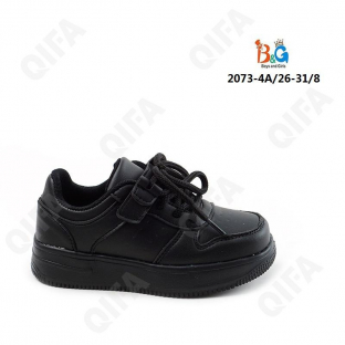 RC51_2073-4A Чёр 26-1,27-1,28-2,29-2,30-1,31-1 Boys and Girls П/ботинки Актив.отдых Кроссовки Иск.мат, Текстиль, ЭВА (EVA-Этиленвинилацетат) В/О Муж