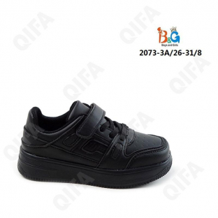 RC51_2073-3A Чёр 26-1,27-1,28-2,29-2,30-1,31-1 Boys and Girls П/ботинки Актив.отдых Кроссовки Иск.мат, Текстиль, ЭВА (EVA-Этиленвинилацетат) В/О Муж