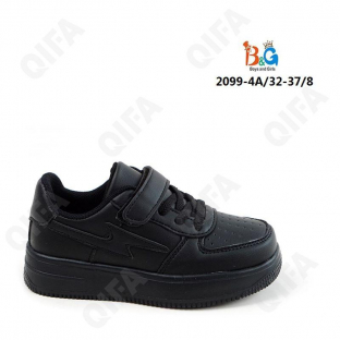 RC51_2099-4A Чёр 32-1,33-1,34-2,35-2,36-1,37-1 Boys and Girls П/ботинки Актив.отдых Кроссовки Иск.мат, Текстиль, ЭВА (EVA-Этиленвинилацетат) В/О Муж