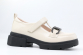 231172п-2 Беж 34-1,35-1,36-1,37-1,38-1 Kapika Туфли Школа T-STRAP Иск.мат, Кожподклад Лето жен