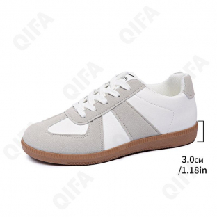 CC4131_2231-1 Бел 36-3,37-3,38-4,39-4,40-4,41-4,42-4,43-4 SF Su Fu Bai Ke П/ботинки Актив.отдых Кроссовки Иск.мат, Текстиль, Резина В/О жен