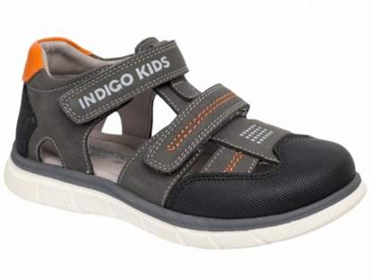 17-700B Сер 28-2,29-2,30-2,31-2,32-2,33-2 Indigo kids П/ботинки Повсед Сандалеты Нат.кожа, Кожподклад Лето Муж