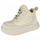 252B-Z42-6501 Беж 28-1,29-1,30-1,31-1,32-1,33-1 Flamingo Ботинки Повсед Оксфорд Иск.мат, Байка/Флис, ЭВА/ТЭП В/О жен