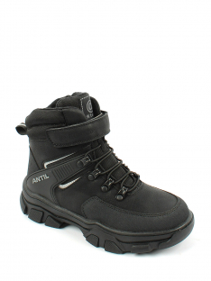 AL 15414 Чёр 29-1,30-1,31-1,32-1,33-1,34-1 Antilopa Ботинки Повсед Оксфорд Иск.мат, Нат.шерсть, полим.мат Зима Муж