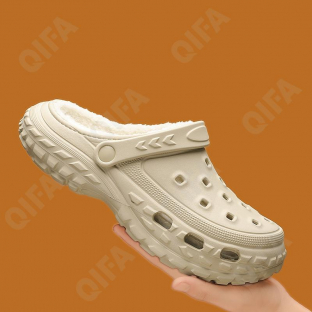 CC4922_C0821M-3 хаки 40~41-10,42~43-10,44~45-10 AVILA Туфли Пляж Кроксы ЭВА, Иск.мех, ЭВА (EVA-Этиленвинилацетат) Лето Муж