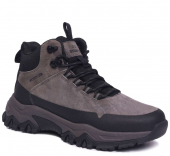 F8540-10 Сер 36-1,37-2,38-2,39-2,40-1 Strobbs Ботинки Повсед Оксфорд Нат.кожа, Нат.мех, ЭВА,Резина Зима Муж