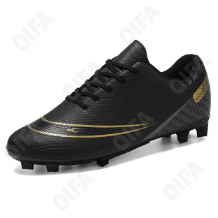 CC4827_CD23-DM-2 Чёр 40-1,41-1,42-2,43-3,44-2,45-1 AVILA П/ботинки Спортивные Бутсы/Шиповки Иск.мат, Текстиль, ТПУ (TPU-Термополиуретан) В/О Муж