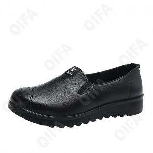 CC4114_G7000-1 Чёр 36-1,37-2,38-2,39-2,40-2,41-1 ELANHUO Туфли Повсед Лоферы Иск.мат, Иск.кожа, ПУ-Нитрил (Полиуретан-Нитрил) Лето жен