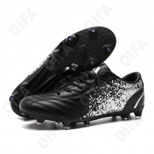 CC4930_257DZ-1 Чёр 40-1,41-1,42-2,43-2,44-1,45-1 AVILA П/ботинки Спортивные Бутсы/Шиповки Иск.мат, Текстиль, Резина В/О Муж