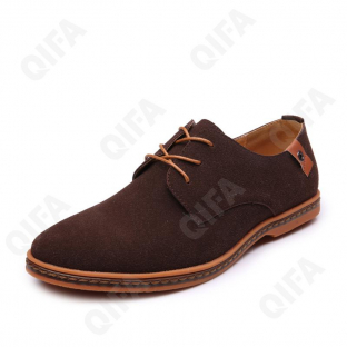 CC4114_SA722-6 Кор 40-1,41-2,42-2,43-2,44-2,45-1 ELANHUO П/ботинки Повсед Дерби Иск.мат, Иск.кожа, Резина В/О Муж