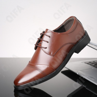 CC4114_S6237-L11 Оранж 44-3,45-3,46-2,47-1,48-1 ELANHUO П/ботинки Повсед Дерби Иск.мат, Иск.кожа, Резина В/О Муж