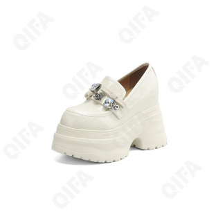 CC4419_D18-G83-958_750-2 Бел 36-1,37-1,38-2,39-1,40-1 AVILA Туфли Повсед Лоферы Нат.кожа, Кожподклад, ЭВА (EVA-Этиленвинилацетат) Лето жен