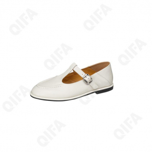 CC4419_D51-H666-2 Бел 36-1,37-1,38-2,39-1,40-1 POPOWOKE Туфли Повсед T-STRAP Нат.кожа, Кожподклад, Резина Лето жен