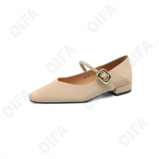 CC4419_D38CM7675-2 абрикос 36-1,37-1,38-2,39-1,40-1 POPOWOKE Туфли Повсед Mary Jane Нат.кожа, Кожподклад, ТПР (TPR-Термопластичная резина) Лето жен