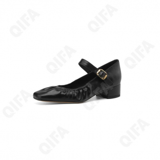 CC4419_D51-H502-1 Чёр 36-1,37-1,38-2,39-1,40-1 POPOWOKE Туфли Празд Mary Jane Нат.кожа, Кожподклад, ТПР (TPR-Термопластичная резина) Лето жен