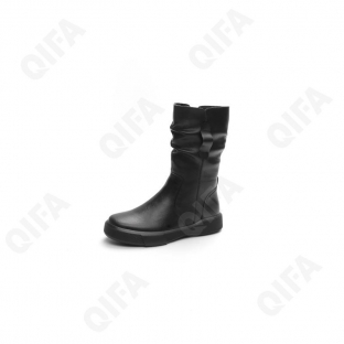 CC4061_8111-1 Чёр 36-1,37-1,38-1,39-1,40-1,41-1,42-1,43-1 AVILA П/сапоги Повсед Веллингтон Нат.кожа, Текстиль, Резина В/О жен