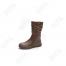 CC4061_8111-2 Темно-коричневый 36-1,37-1,38-1,39-1,40-1,41-1,42-1,43-1 AVILA П/сапоги Повсед Веллингтон Нат.кожа, Текстиль, Резина В/О жен
