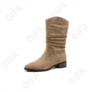 CC4061_A911-2 хаки 36-1,37-1,38-2,39-2,40-2 AVILA П/сапоги Повсед Казаки Нат.кожа, Текстиль, ТПР (TPR-Термопластичная резина) В/О жен