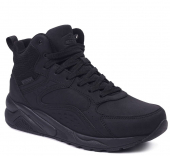 F8527-3 Чёр 36-1,37-2,38-2,39-2,40-1 Strobbs Ботинки Актив.отдых Кроссовки Иск.мат, Нат.шерсть, ЭВА,ТПР,ТПУ вставка Зима Муж